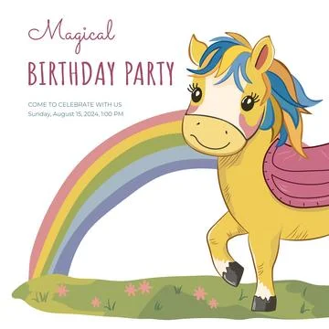 Birthday card Stock Illustration