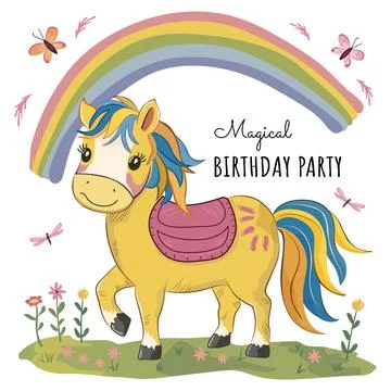 Birthday card Stock Illustration