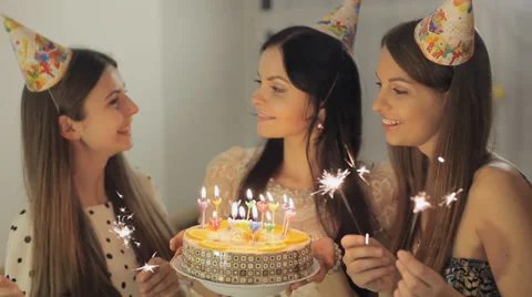 Birthday celebration Stock Footage 36629635
