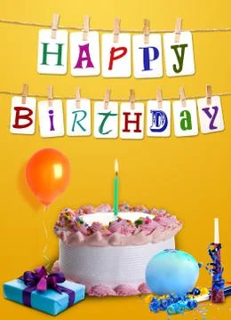 Birthday Celebration Stock Illustration