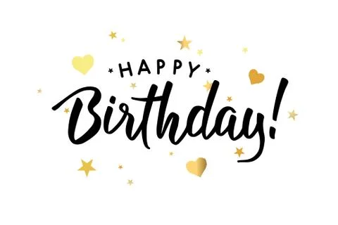 Birthday comp heart Stock Illustration