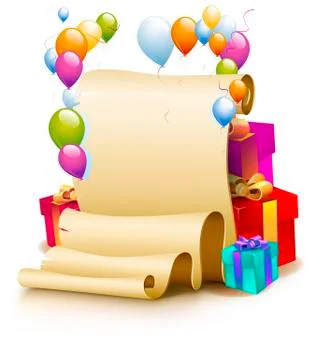 Birthday frame Stock Illustration