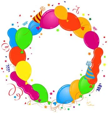 Birthday Frame Stock Illustration