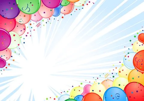 Birthday Frame Stock-Illustration