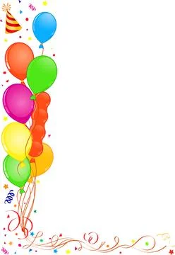 Birthday Frame Stock-Illustration