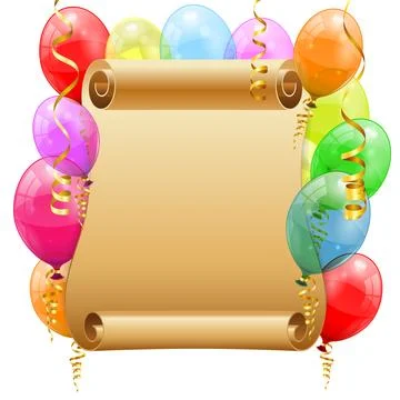 Birthday Frame Stock-Illustration