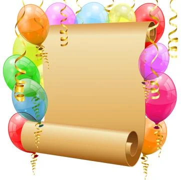 Birthday Frame Stock-Illustration