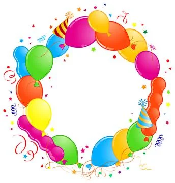 Birthday Frame Stock-Illustration