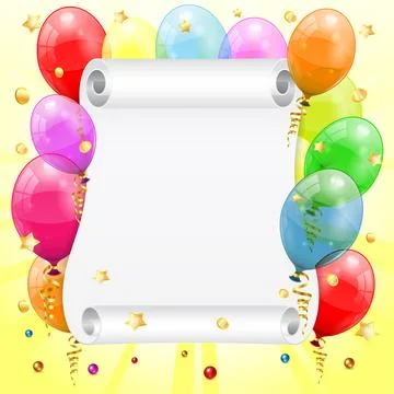 Birthday Frame Stock-Illustration