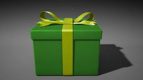 Birthday Gift Open Stock Footage 957050