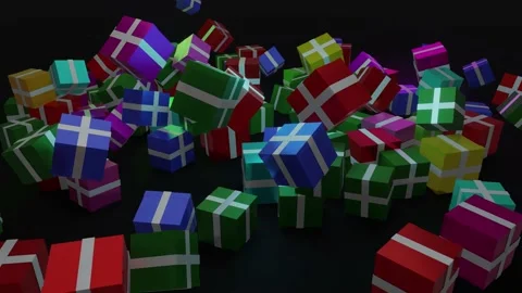 Birthday Gifts Stock Footage 229413698