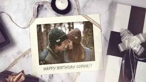Birthday Gifts Photo Gallery Stock After Effects