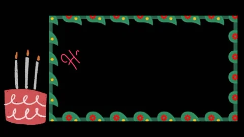 Birthday greetings Stock Footage 162108172