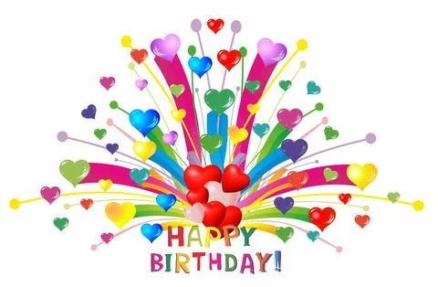 For birthday, Stock Illustration