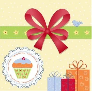Birthday invitation Stock Illustration