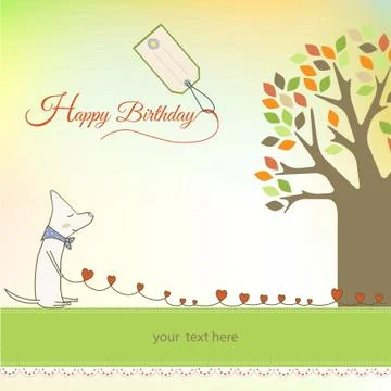 Birthday invitation Stock Illustration