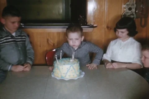 Birthday Party Billy Stock Footage 24741455