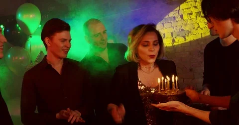 Birthday Party Stock Footage 99766773