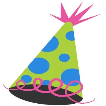 Birthday Party Hat Stock Illustration