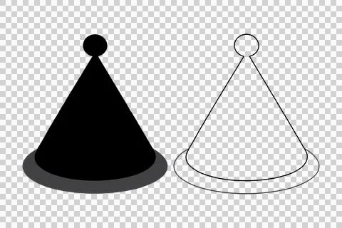 Birthday party hat vector design, birthday party cap vector, birthday party Stock Illustration