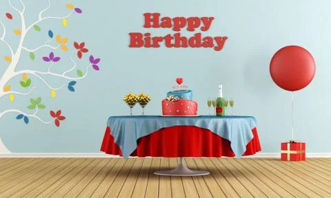 Birthday party Stock Illustration