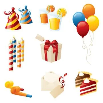 Birthday party Stock Illustration