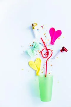 Birthday party things Stock Photos
