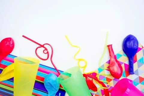 Birthday party things Stock Photos
