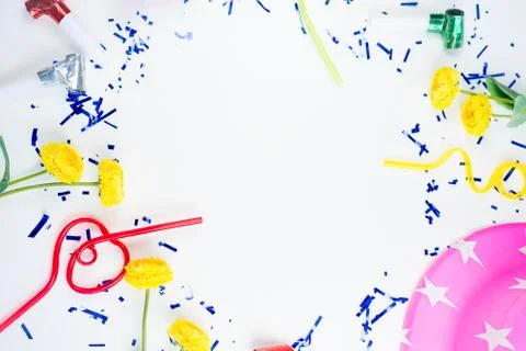 Birthday party things Stock Photos