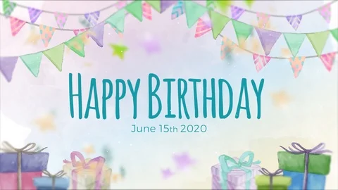 Birthday Photo Gallery Stock After Effects
