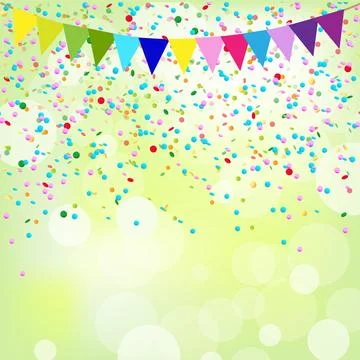 Birthday Poster Stock Illustration