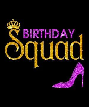 Birthday Squad Stock Illustration