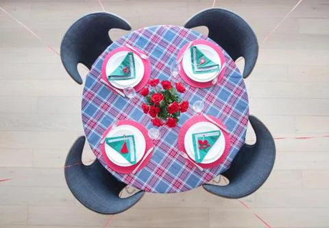 Birthday table Stock Photos