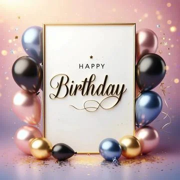 Birthday templates background Illustrazione stock
