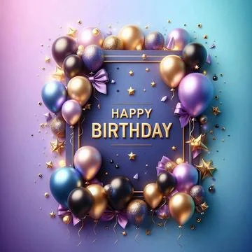 Birthday templates background Stock Illustration