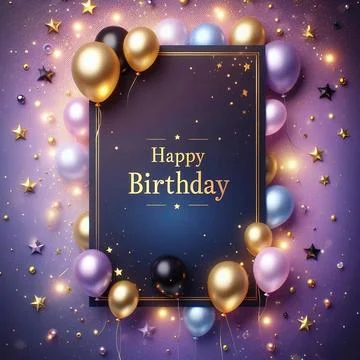 Birthday templates background Illustrazione stock