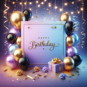Birthday templates background Illustrazione stock