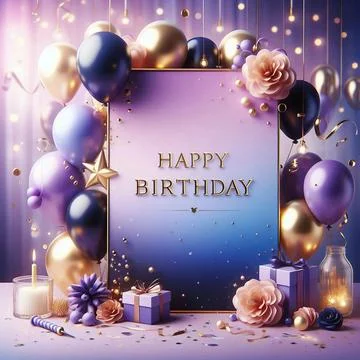 Birthday templates background Stock Illustration