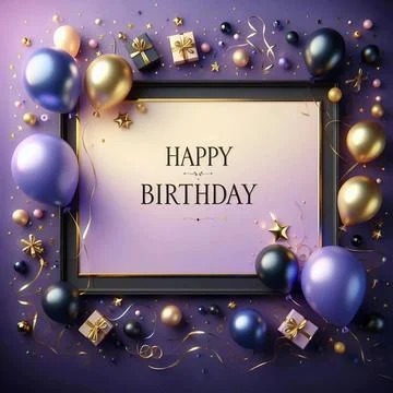 Birthday templates background Stock Illustration