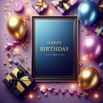 Birthday templates background Stock Illustration