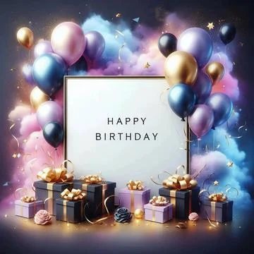 Birthday templates background Stock Illustration