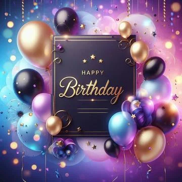 Birthday templates background Stock Illustration