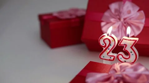 Birthday/anniversary - 23 Stock Footage 8636342