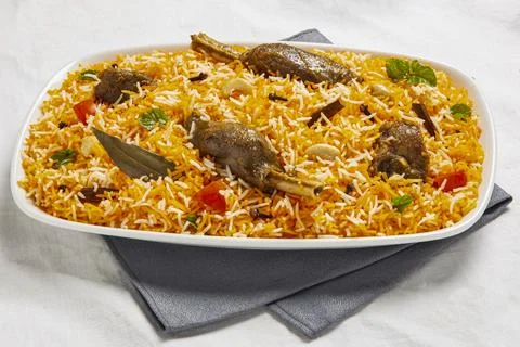 Biryani Indian Asian rice meal Stock Photos