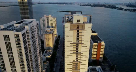 Biscayne Bay from Edgewater Stock Footage 149225270