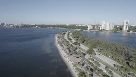 BIscayne Beach 5k 5 Stock Footage 231537981