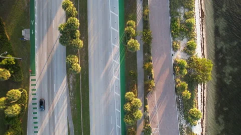 Biscayne Beach 5k 8 스톡 동영상 231538117