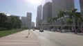 Biscayne Boulevard in the afternoon, Miami, Florida 4k or 4k+ Resolution