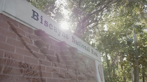 Biscayne Park, FL - February 2, 2022: Biscayne National Park Stock Footage 170594053