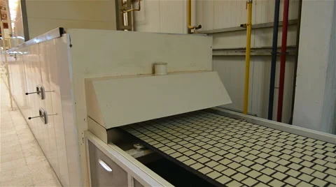 Biscuit Baking Oven Stock Footage 45982456